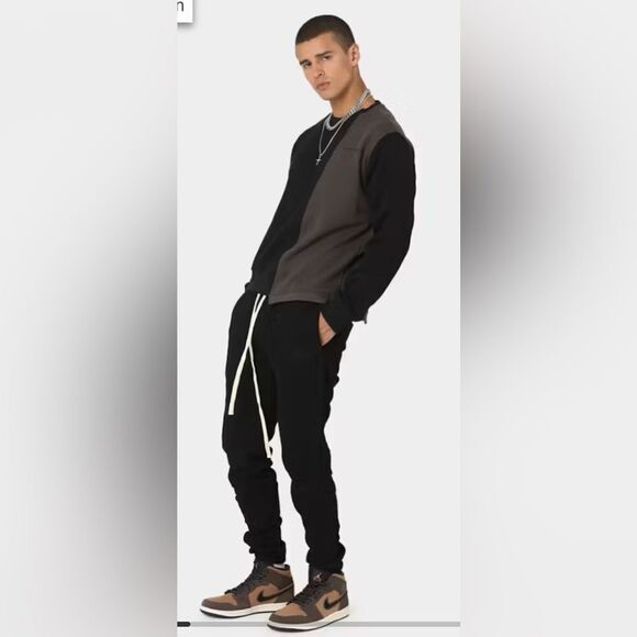 NWT Club Paradise Culture Kings Men’s Black Amalfi Sweatpants Joggers - Size 2XL - Picture 5 of 12